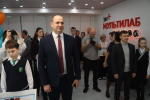 Мэр Братска Александр Дубровин принял участие в открытии Мультилаба Эн+ в лицее №2 (ФОТО)