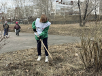 Общегородской субботник прошел сегодня в Братске (ФОТО)